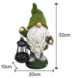 Nain de Jardin Bienvenue Grande Taille Lanterne Dimensions