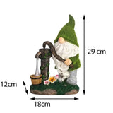 Nain de Jardin Bienvenue Grande Taille Puit Dimensions